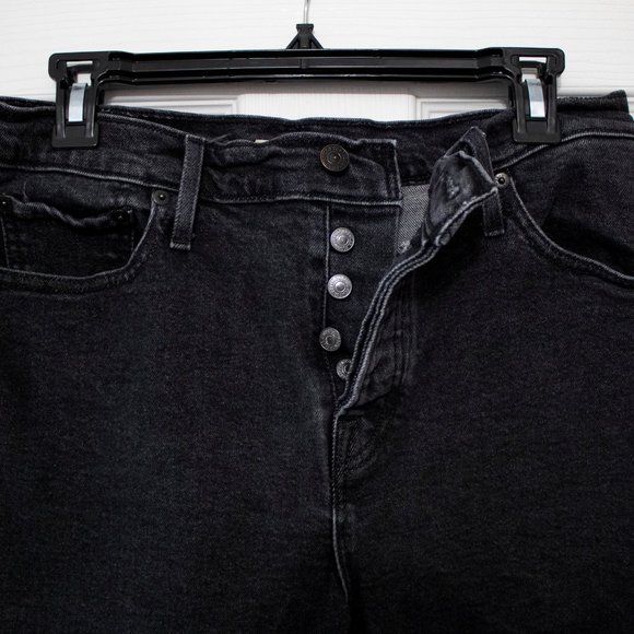 Levi's Wedgie Fit High Rise Skinny Raw Hem Jeans - Picture 4 of 8